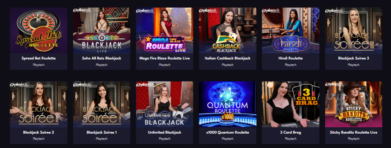 Live Casino Allstarz Casino